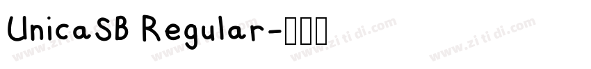 UnicaSB Regular字体转换